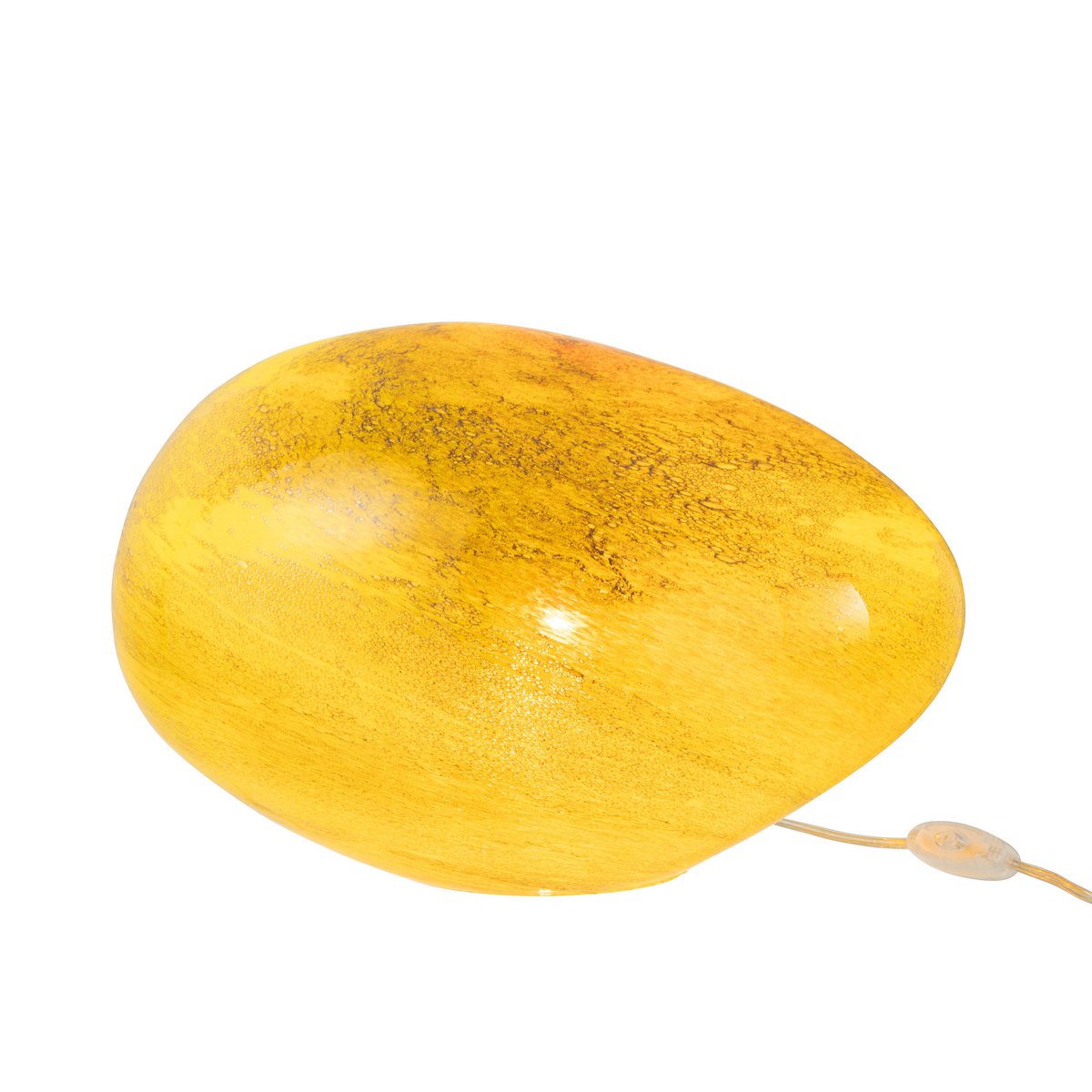 J-Line - Lampe Dany Stripes Oval - Glas - Gelb