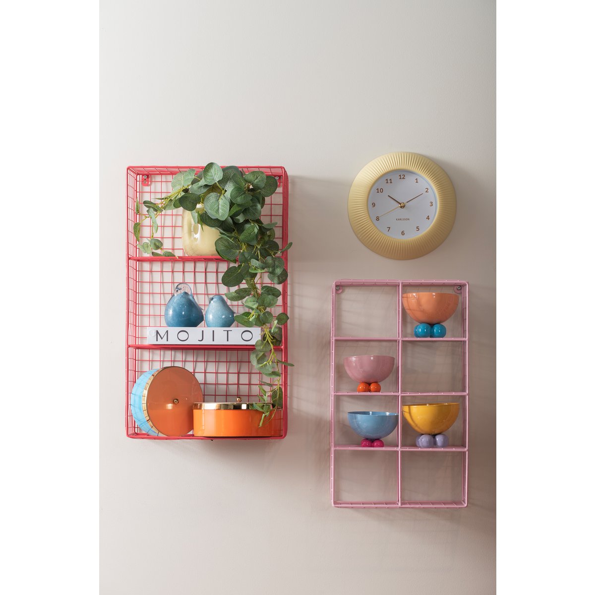 Karlsson - Wandklok Tender Rib