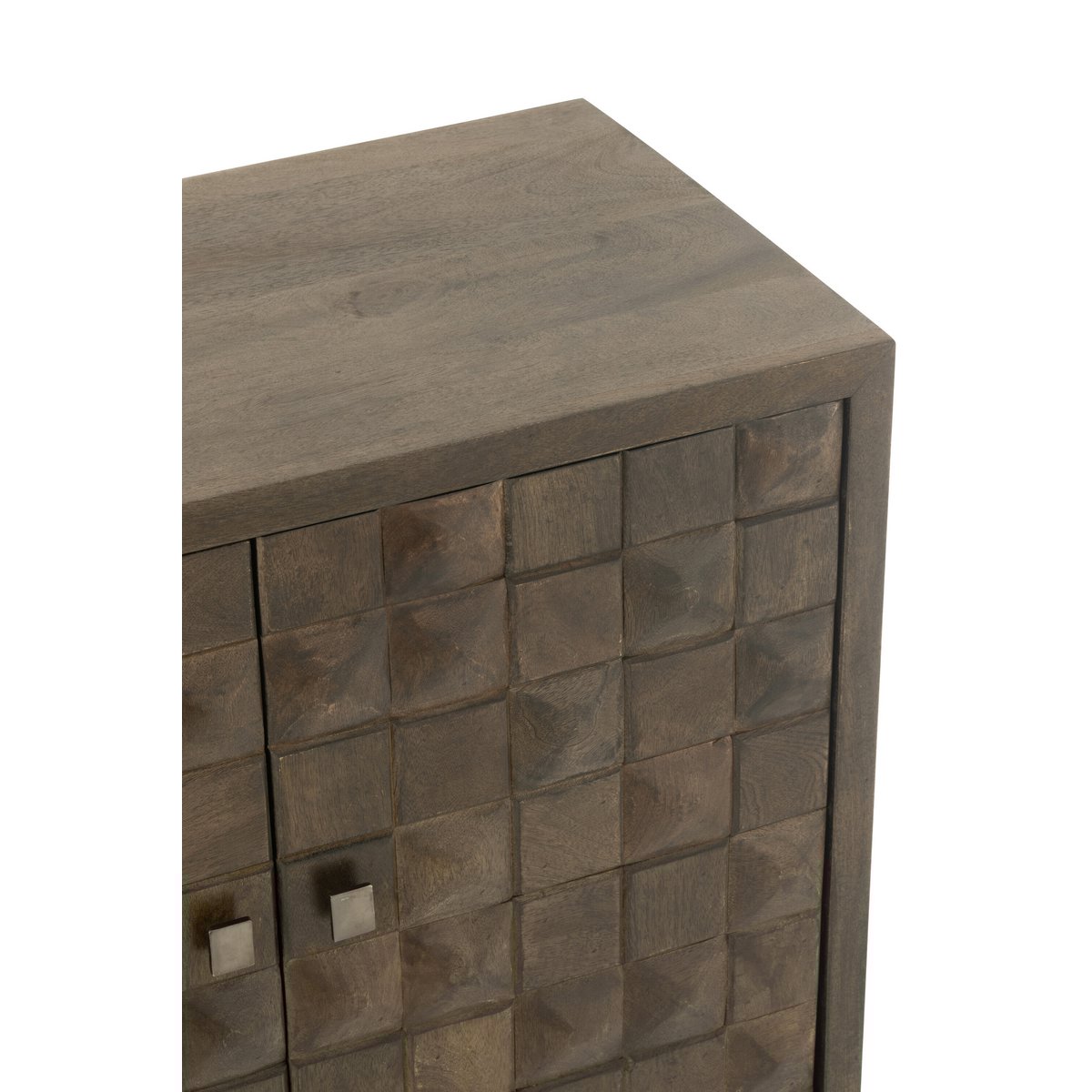 J-Line - Schrank 'Pino' (Holz, Grau)