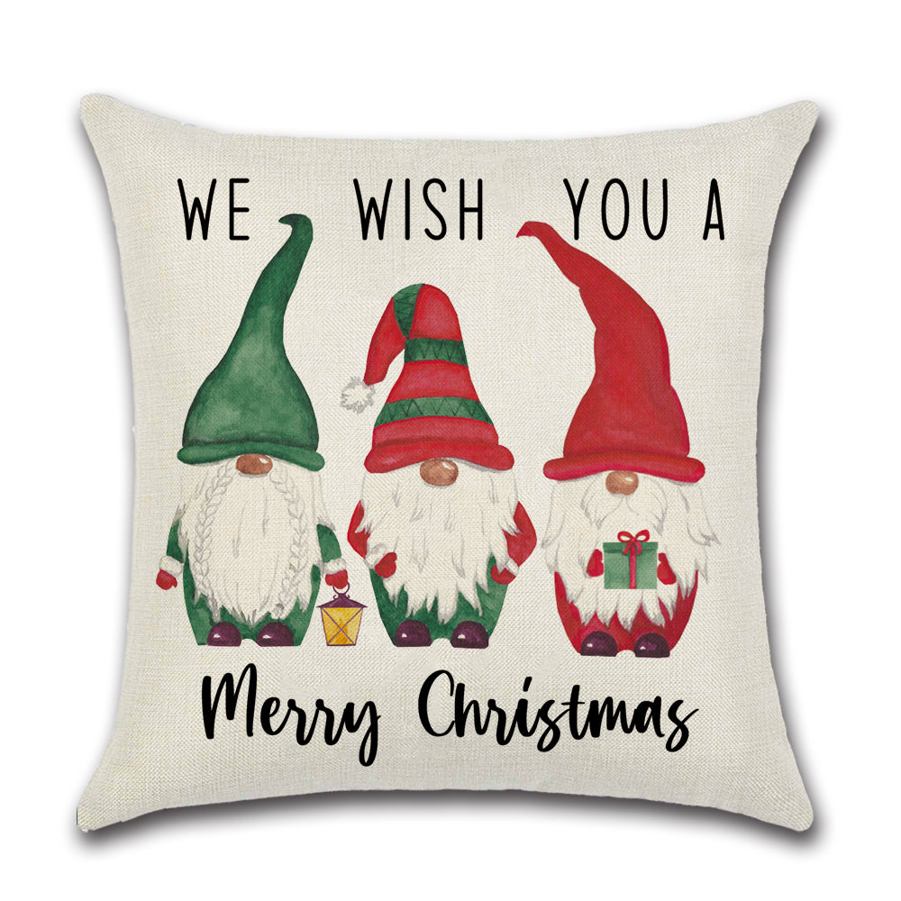 By Javy - Kussenhoes Kerst - Kabouters we wish you