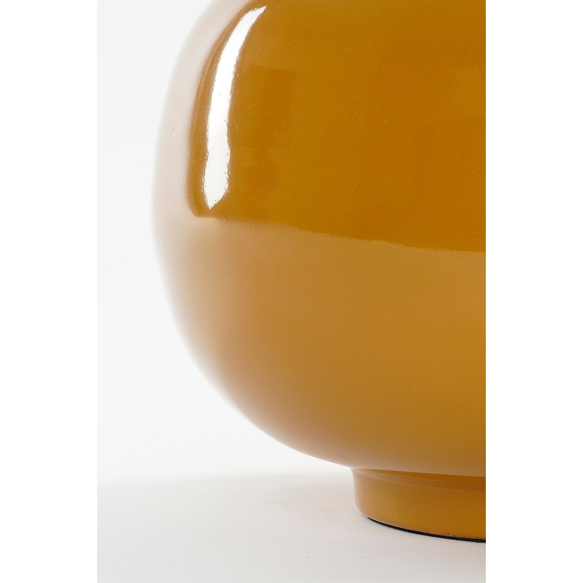 Glimmerdekorationen - Boyd Vase - H37 x Ø26 cm - Metall - Braun