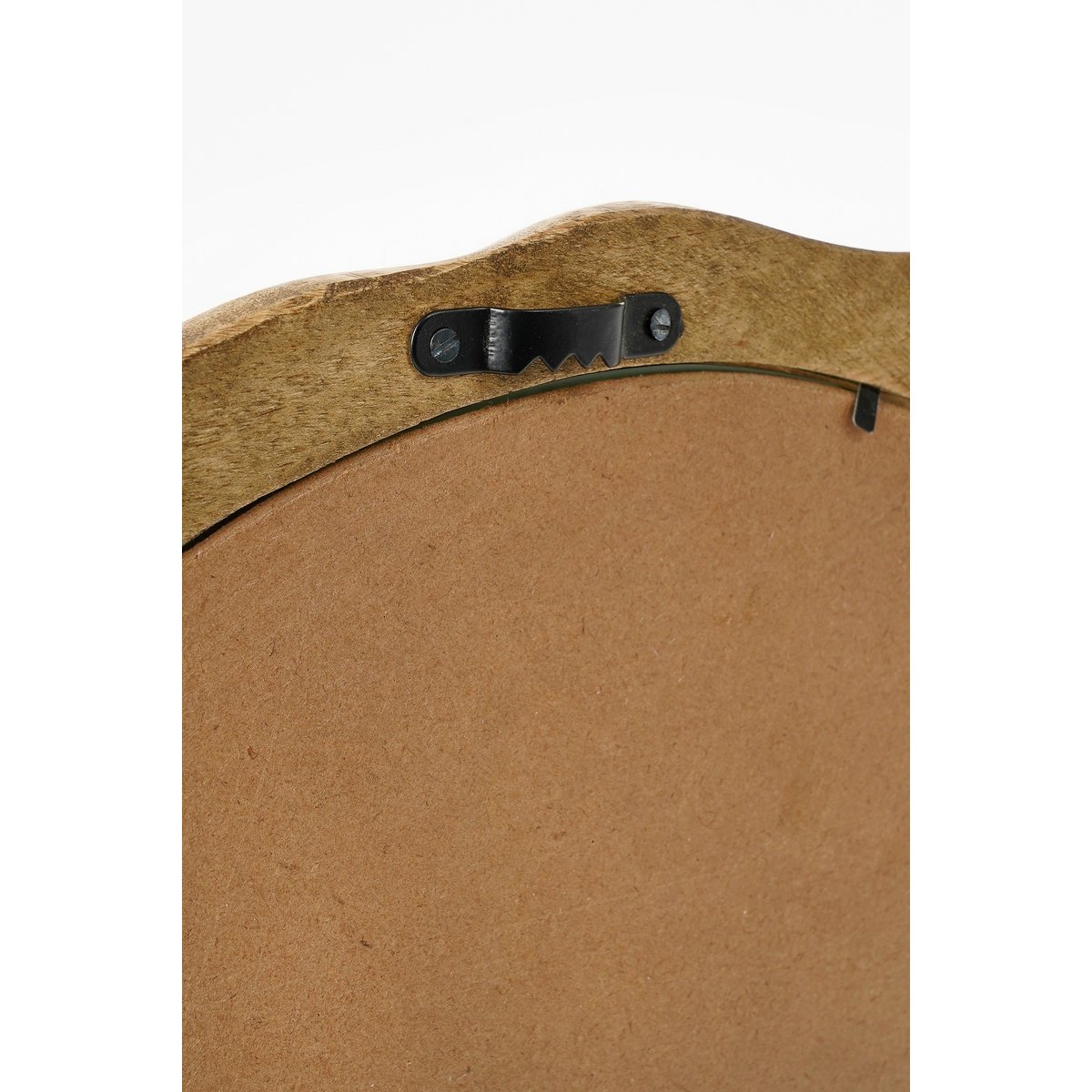 Mica Decorations - Nick Wandspiegel - L36 x B2 x H38 cm - FSC 100% - Mangohout - Donkerbruin