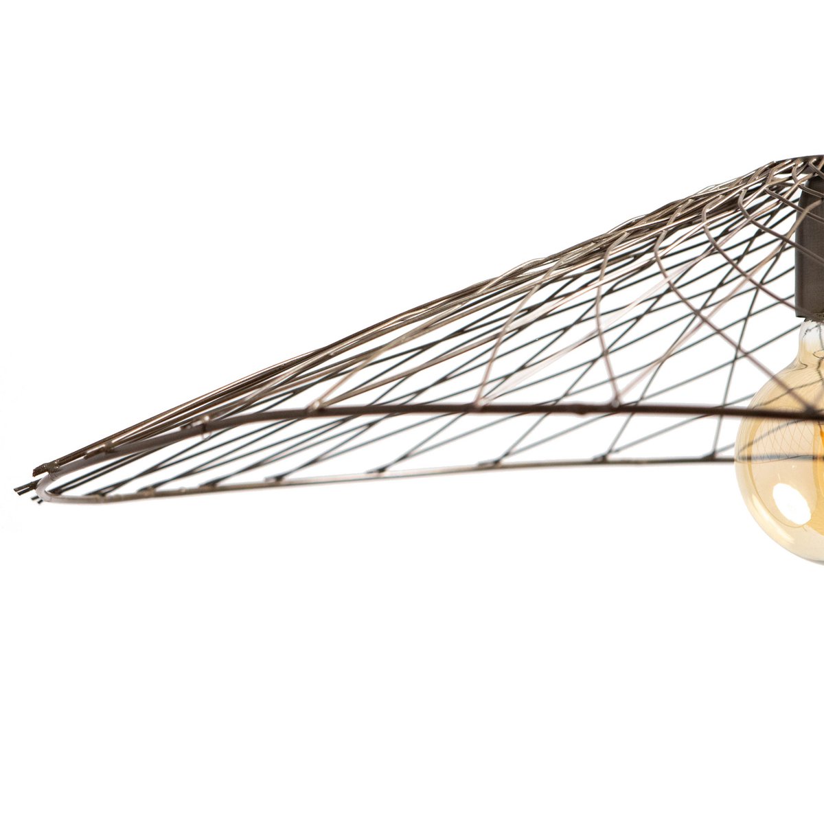 1304 Design - Hanglamp OLIVER antiek brons 70x60x15cm