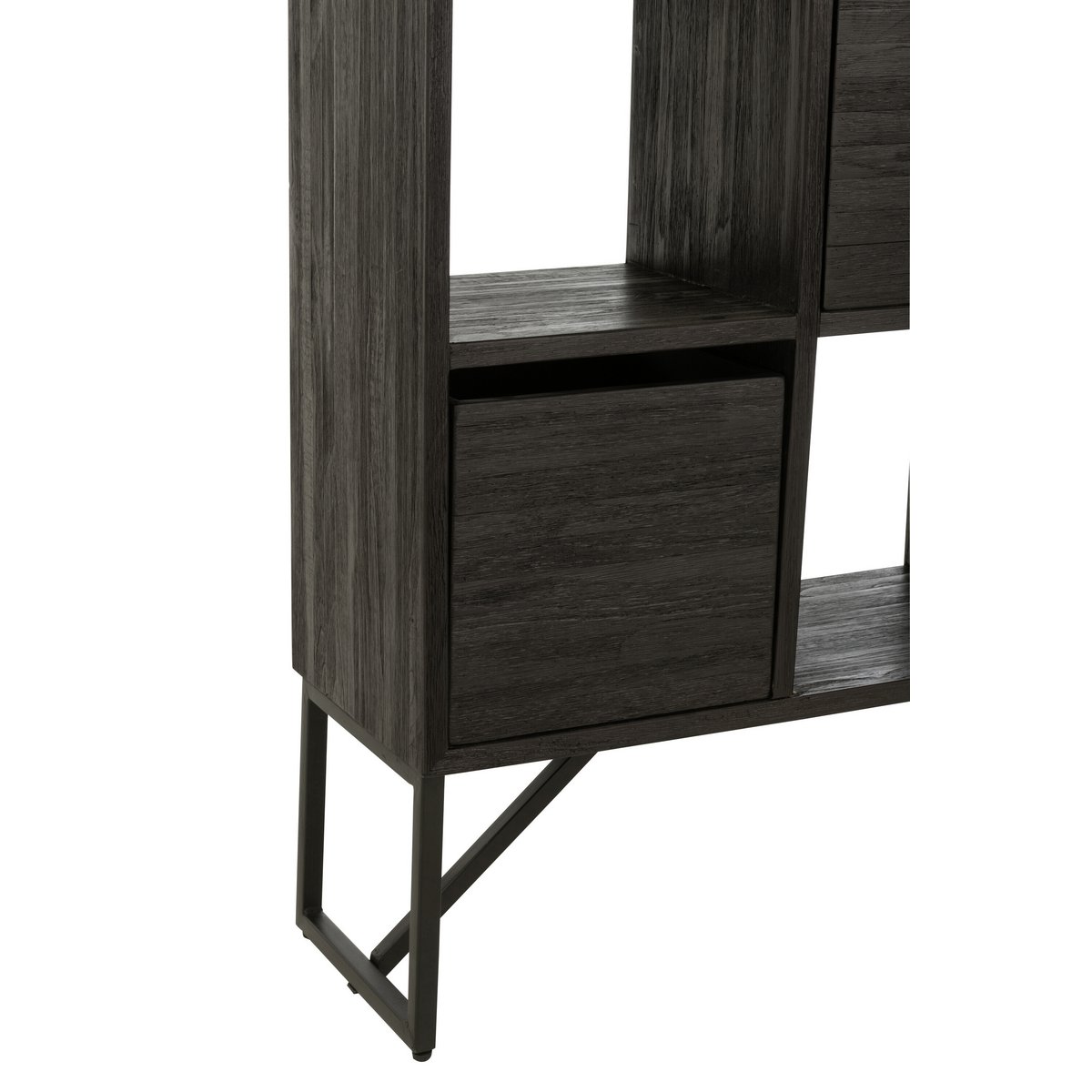 J-Line - Schrank mit Schubladen 'Devin' (Schwarz)