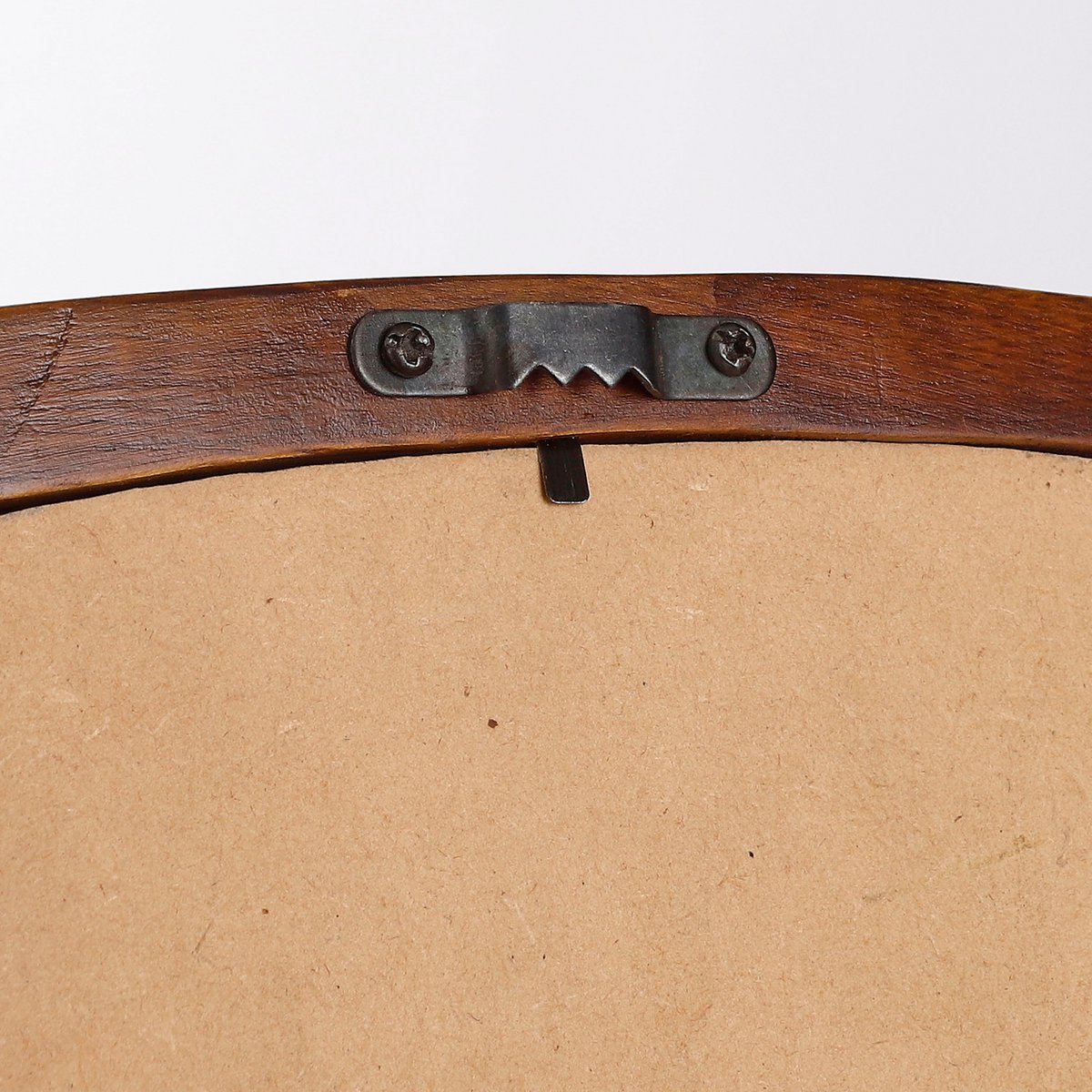 Mica Decorations – Bosco Wandspiegel – L35 x B50 cm – Mangoholz – Dunkelbraun