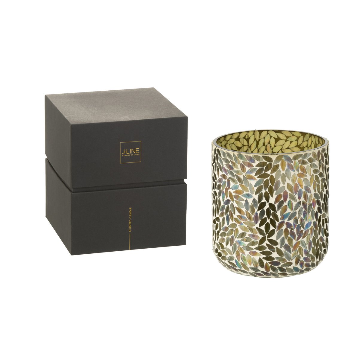 J-Line - Duftkerze 'Tender Rose' (Größe L, 120 Brennstunden)