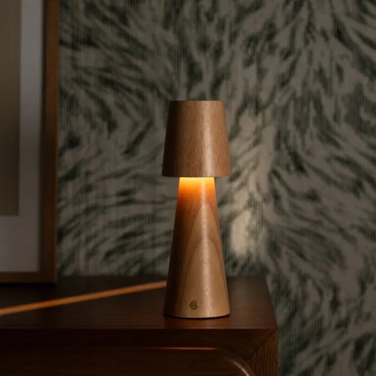 Tavellio-Amsterdam - Lucas oplaadbare tafellamp – draadloos, dimbaar en opladen via USB-C