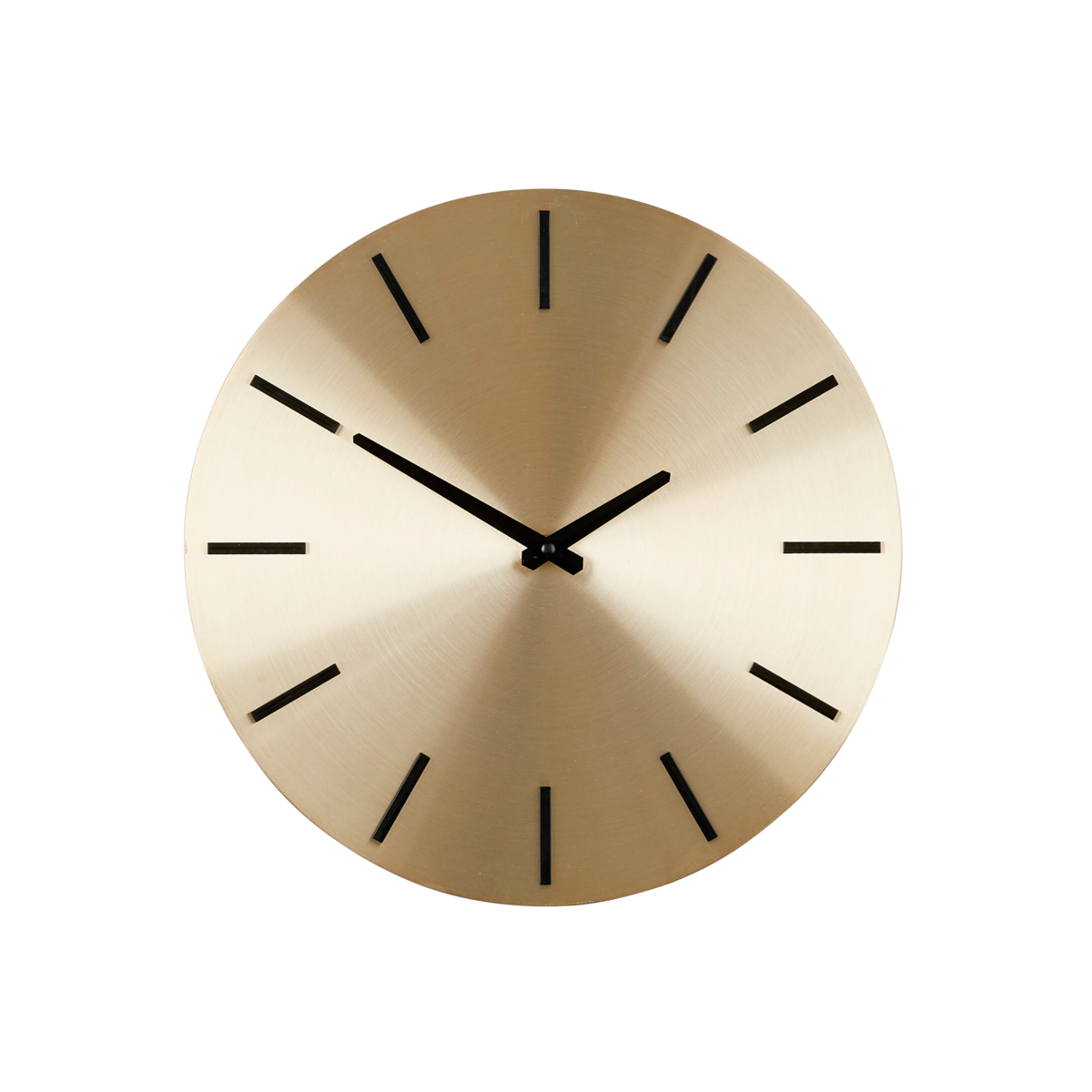 Glimmerdekorationen - Brixen Wanduhr - Ø36 cm - Gold