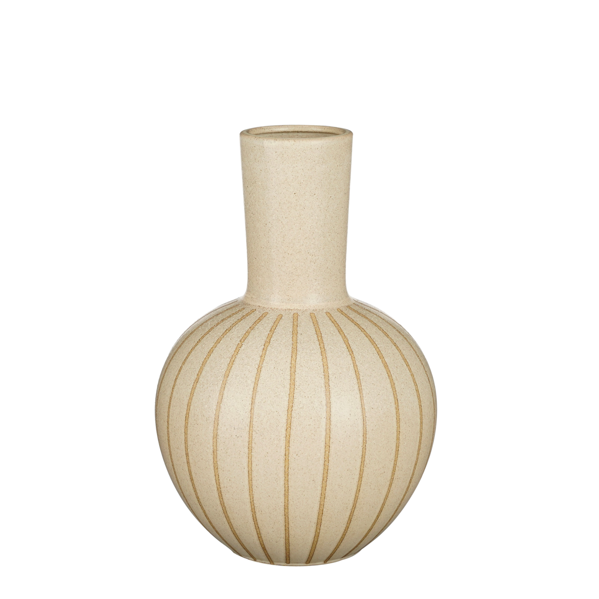 Mica Decorations - Holm Vaas - H42 x Ø28 cm - Keramiek - Crème