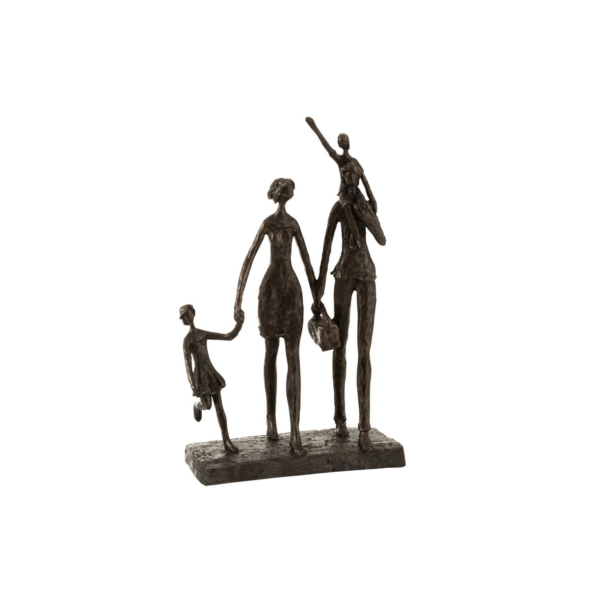 J-Line – Family Out and Out Poly Dunkelbraun