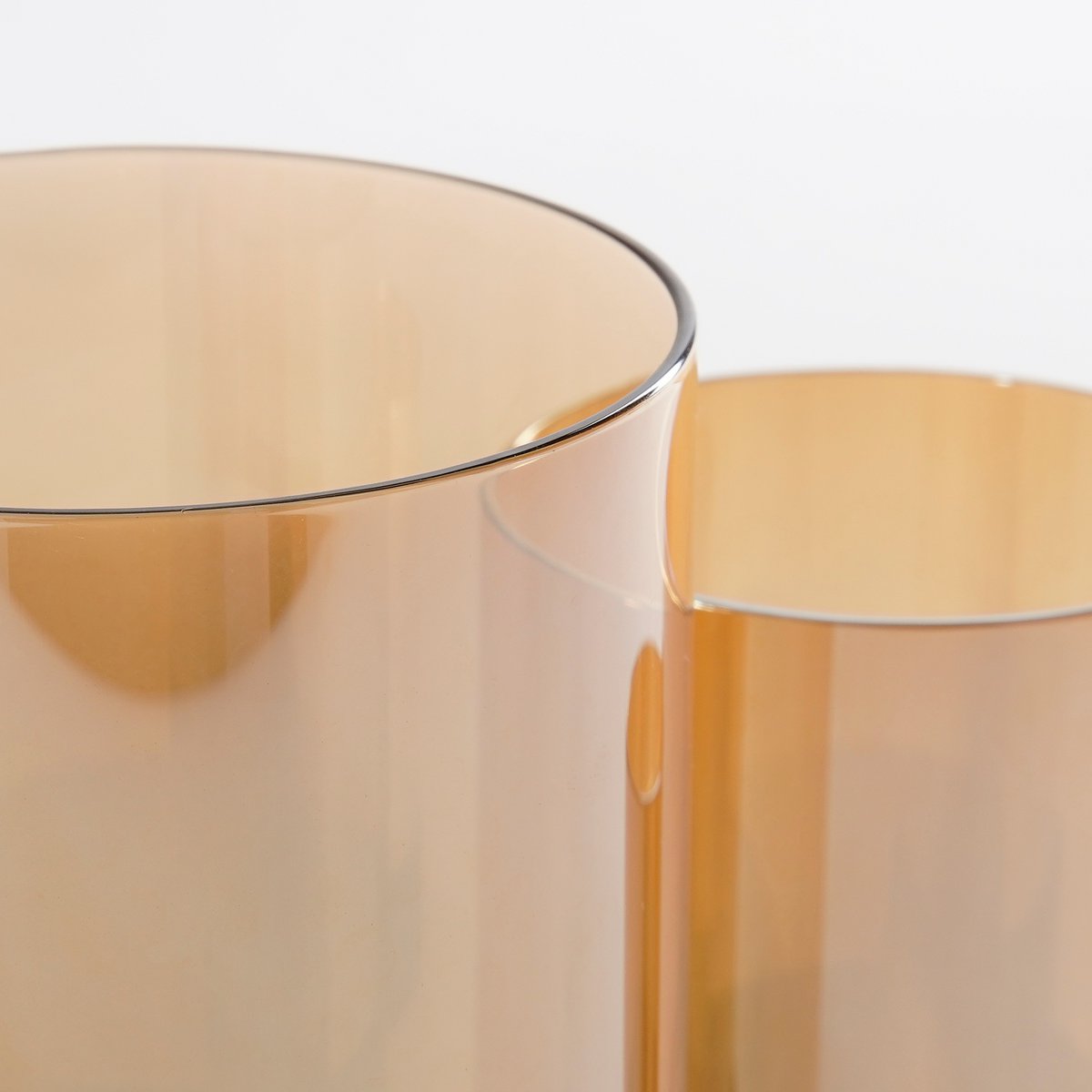 Mica Decorations - Kratos Kaarshouder - L36 x B12 x H18 cm - Metaal, Glas - Goud