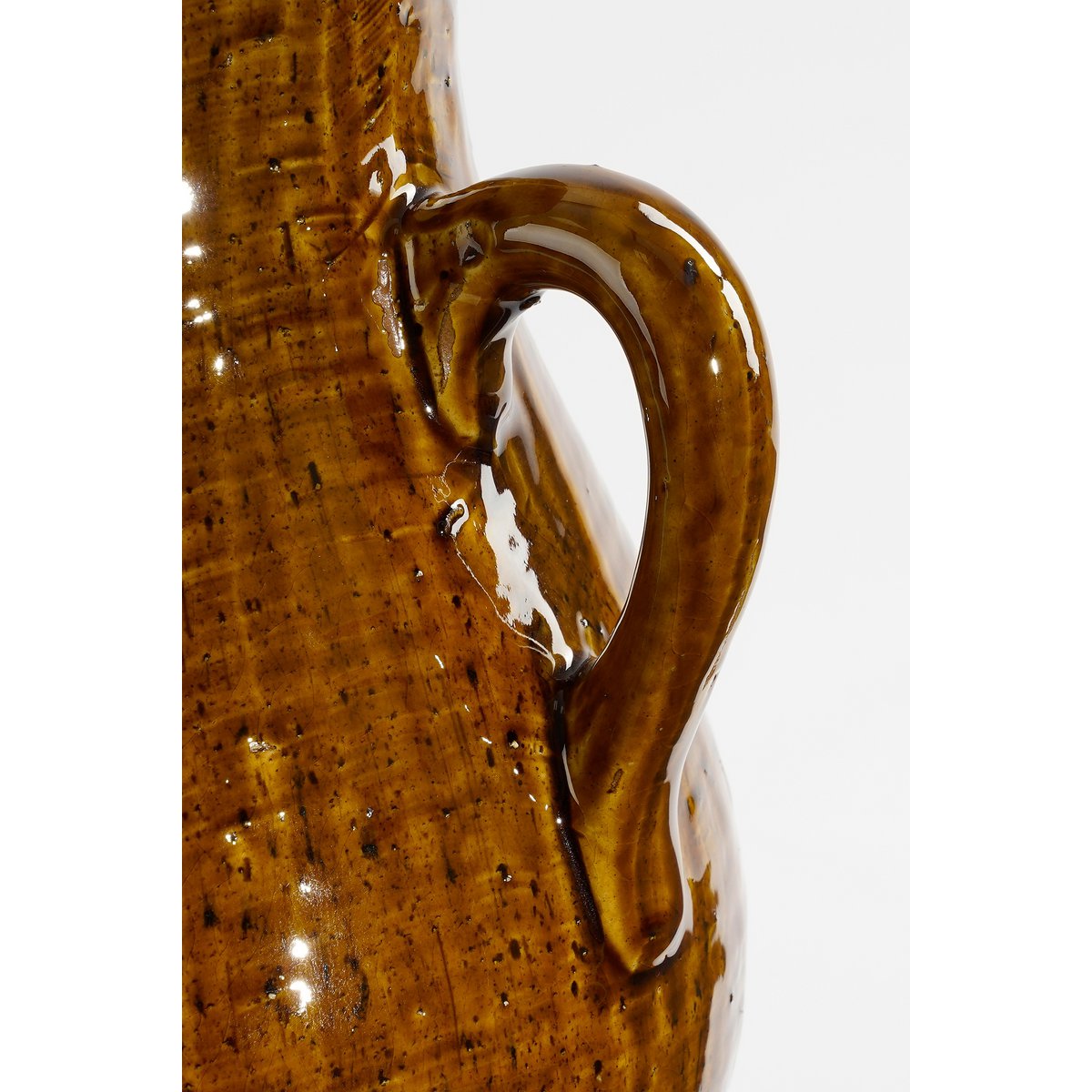 Mica Decorations - Elena Vaas - L29 x B26 x H39 cm - Keramiek - Bruin