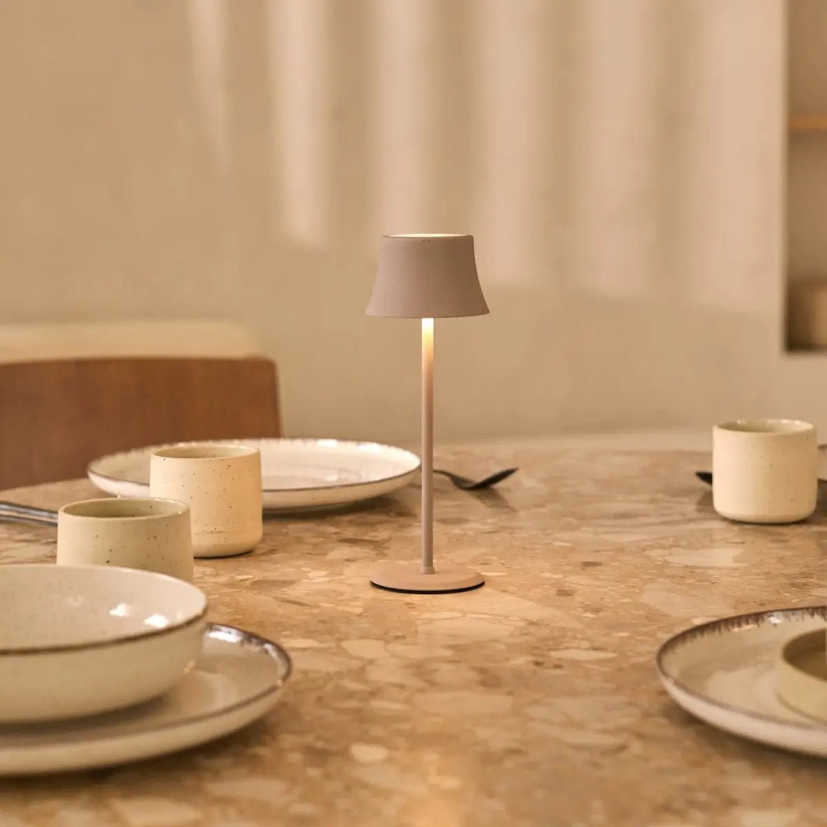 Tavellio-Amsterdam - Willy Mini Koala Bruin Oplaadbare Tafellamp| Dimbaar en draagbaar | Batterijduur van 60 uur