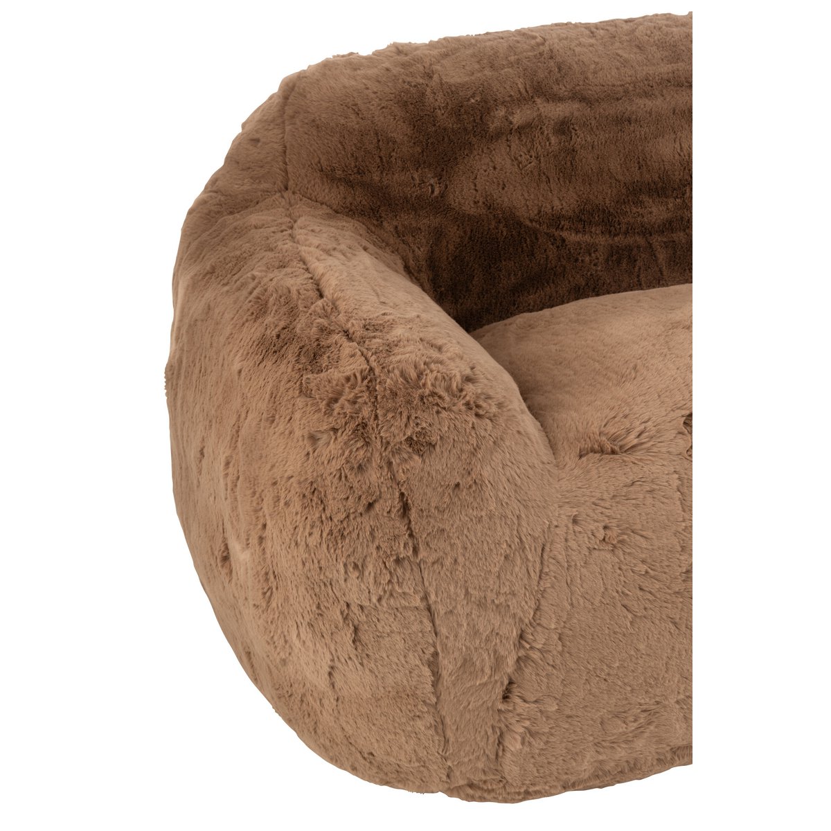 J-Line – Sofa Cutie Polyester Taupe Large