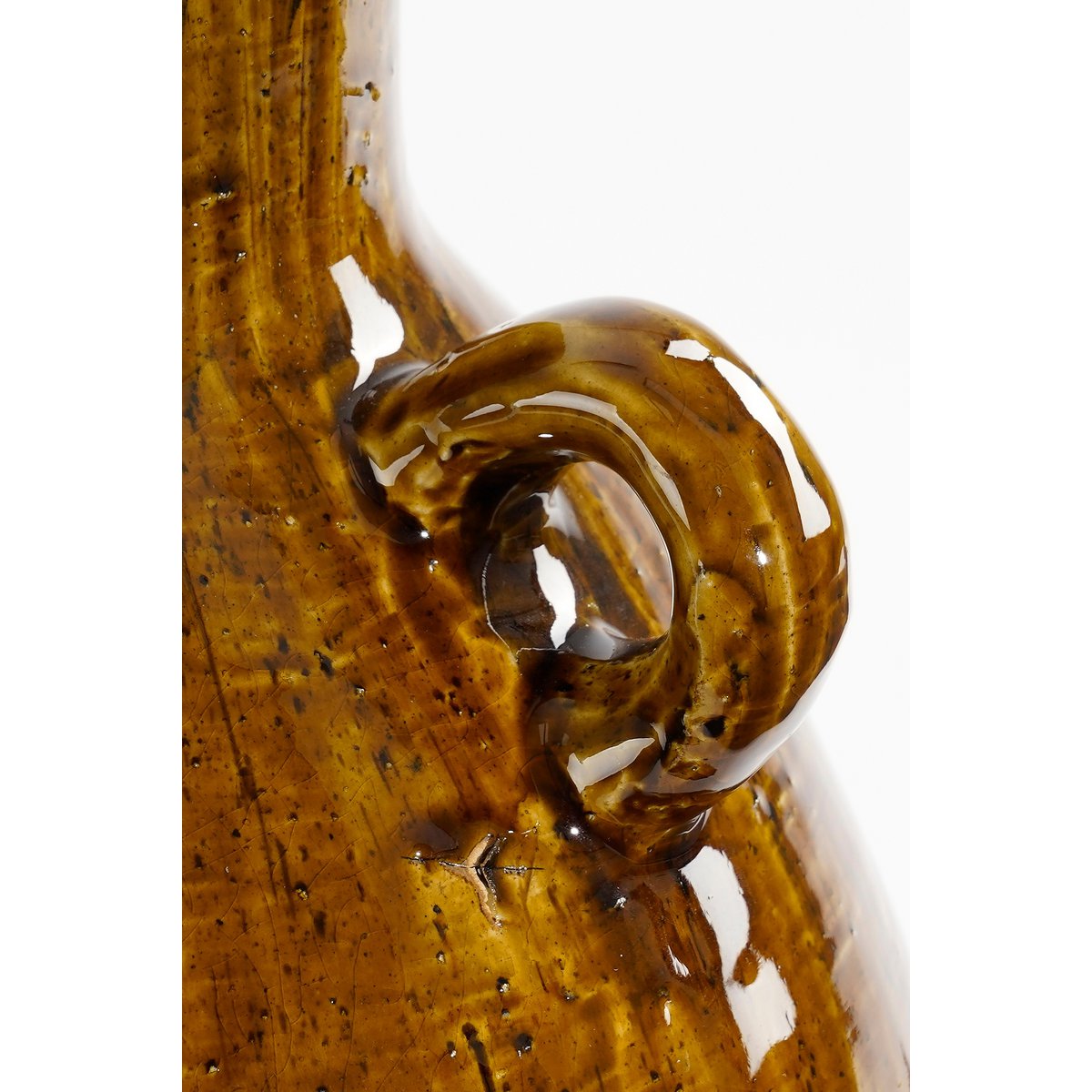 Mica Decorations - Elena Vaas - H34 x Ø26 cm - Keramiek - Bruin