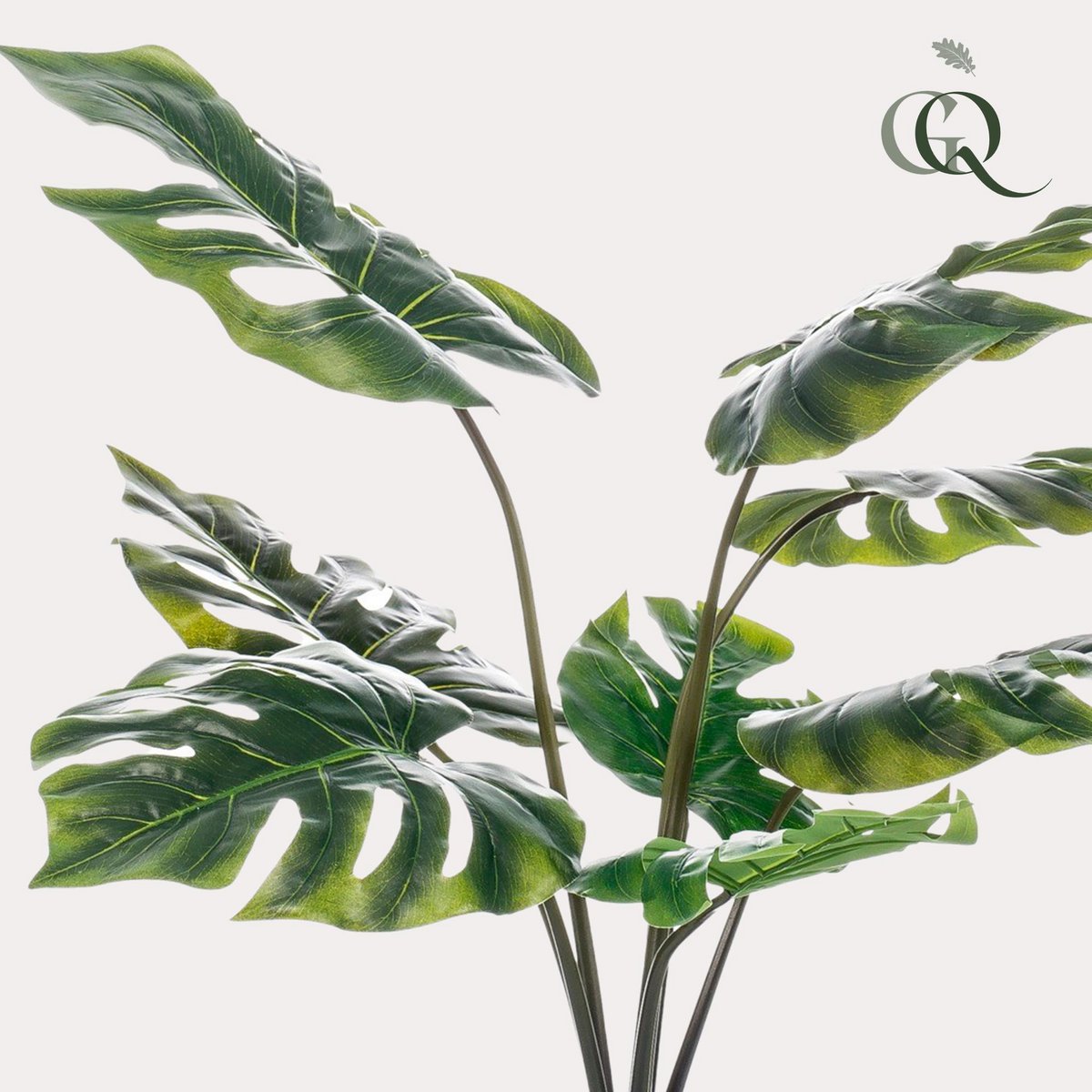 Green BoutiQ - Monstera Deliciosa - kunstplant - 65 cm