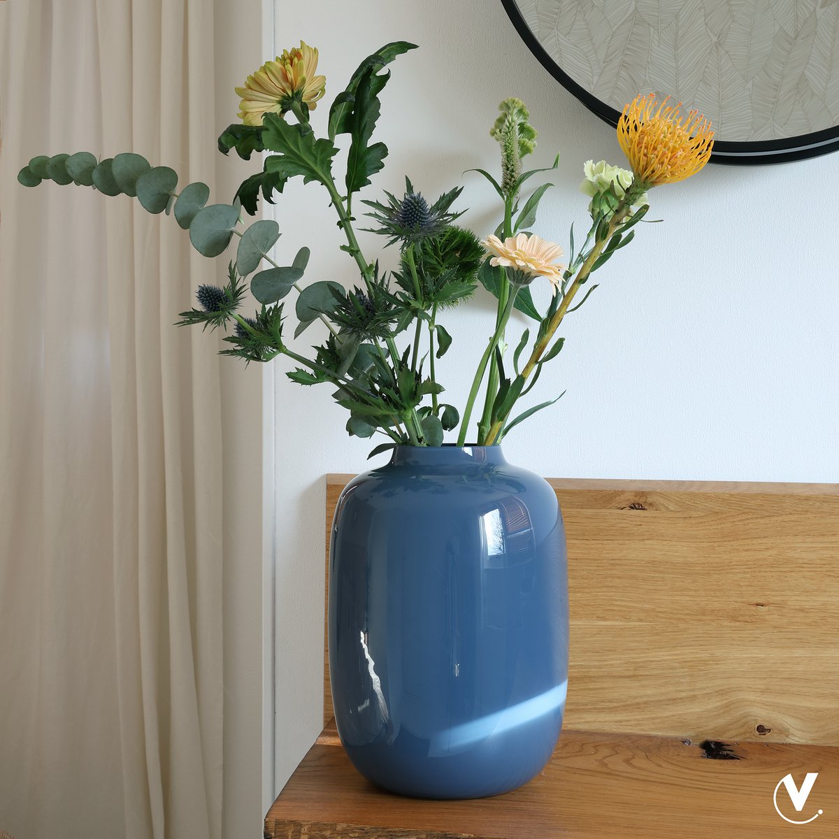 Vase the World - Vaas - Artic dark blue-grey