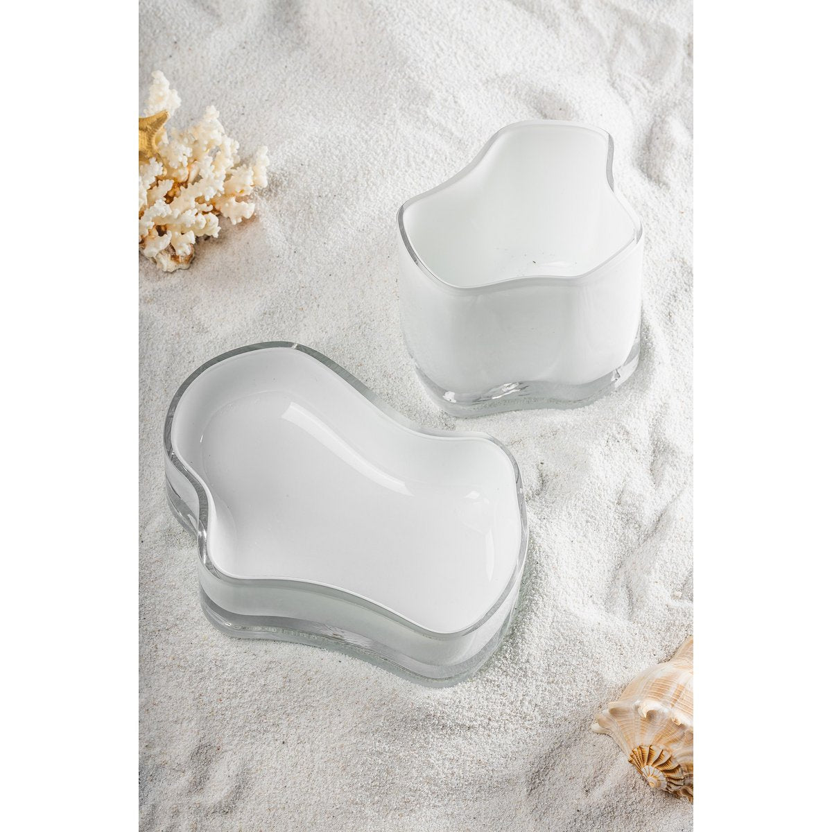 Element Accessories - Nieuw modern design grote kom of bord, geïnspireerd op CORAL en Aalto, COR08WH