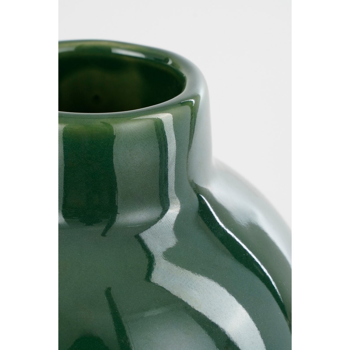 Mica Decorations - Marlijn Tulpenvaas - H46 x Ø28 cm - Keramiek - Groen