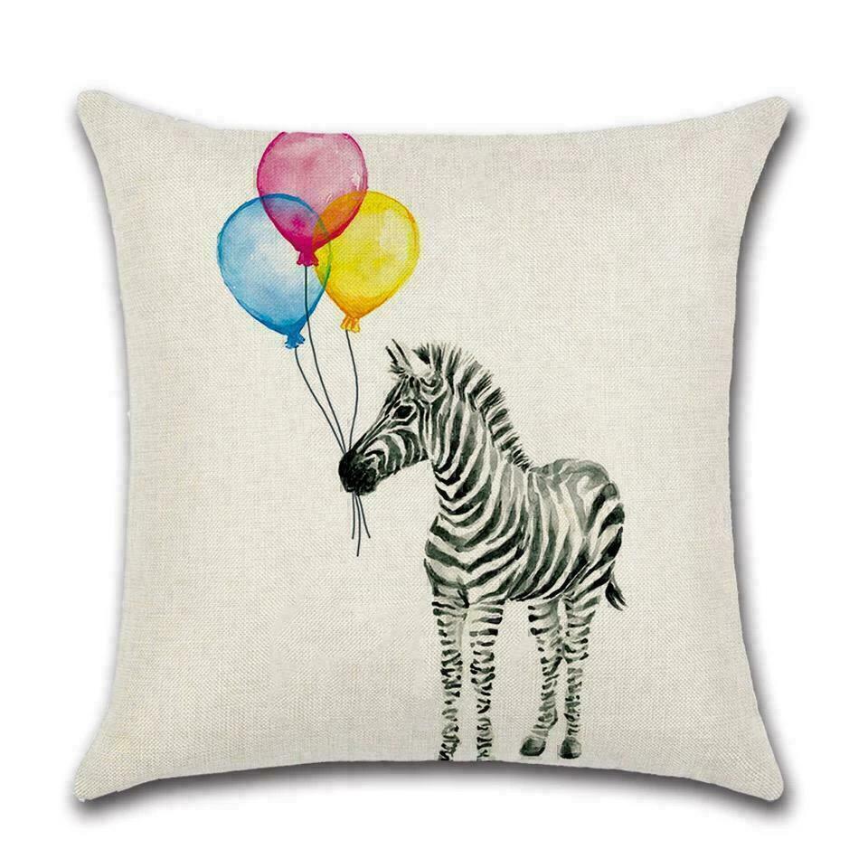 By Javy - Kussenhoes Ballon - Zebra