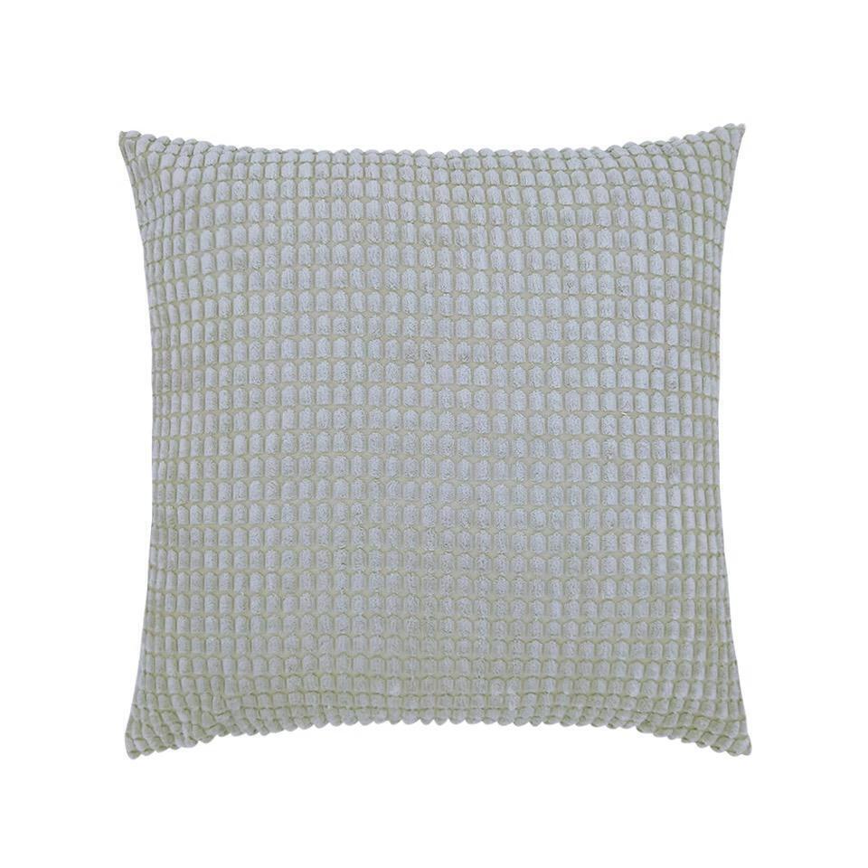 By Javy - Kussenhoes Zachte Bolletjes - Lichtgrijs