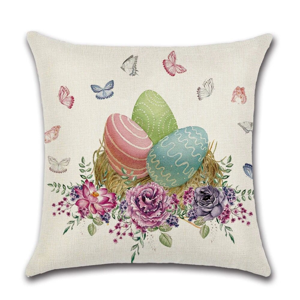 By Javy - Kussenhoes Pasen - Eggs in nest