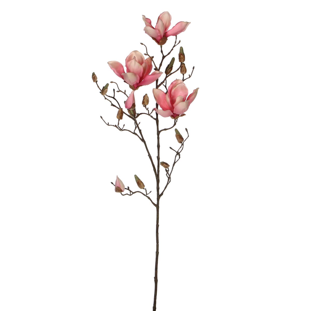Glimmerdekorationen – Künstliche Magnolienblume – H88 cm – Rosa