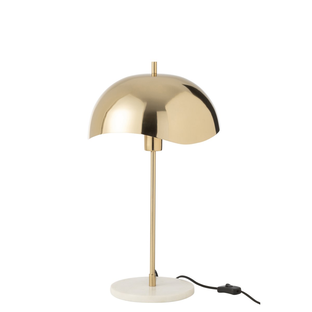 J-Line - Tischlampe Metall/Marmor Gold