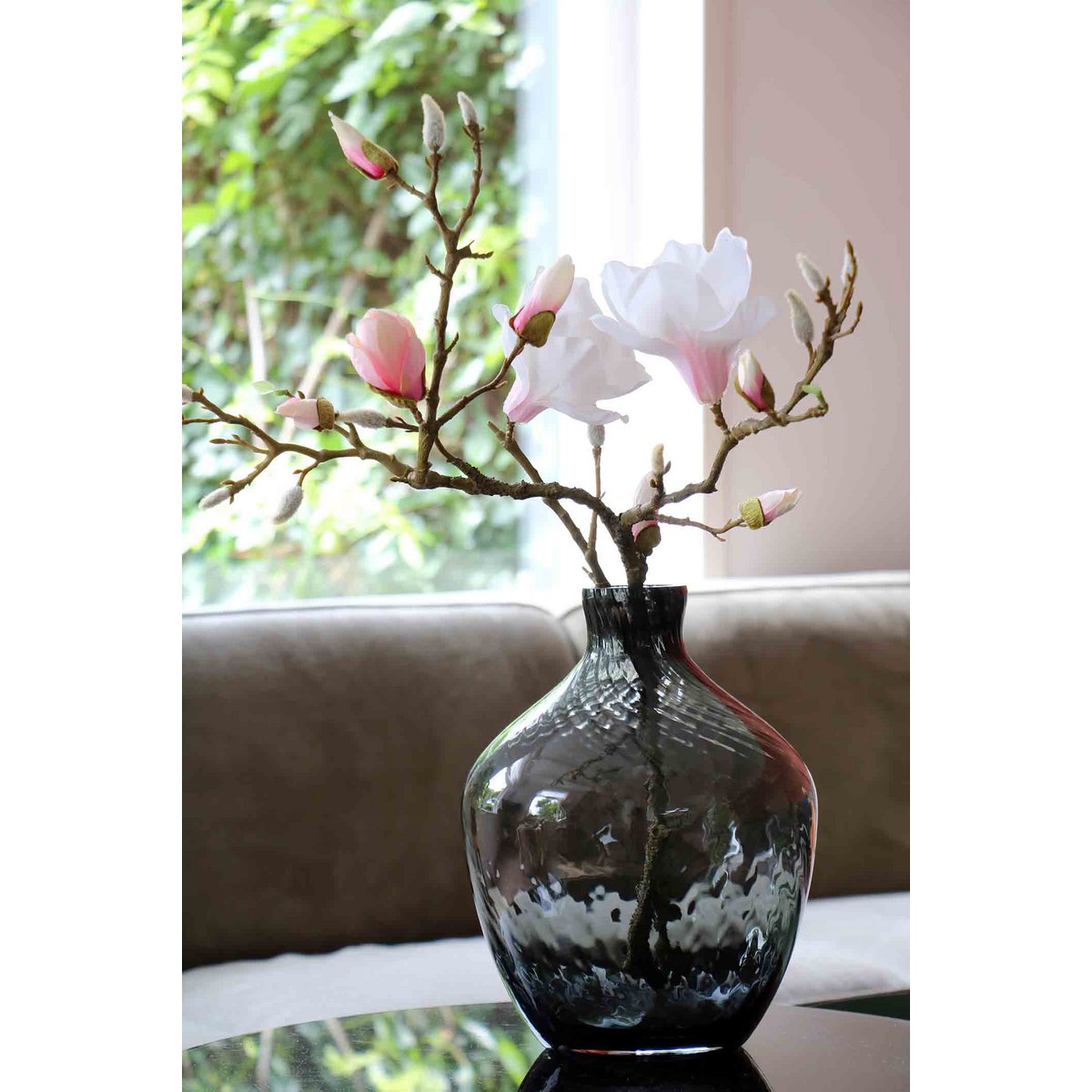 Vase the World - Vaas - Traun grey effect, laatste items!