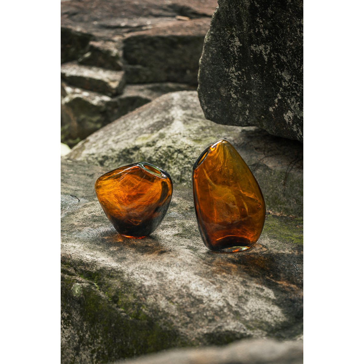 Element Accessories - Innovatieve designvaas, kiezelachtige organische vorm, KOOKY21AM