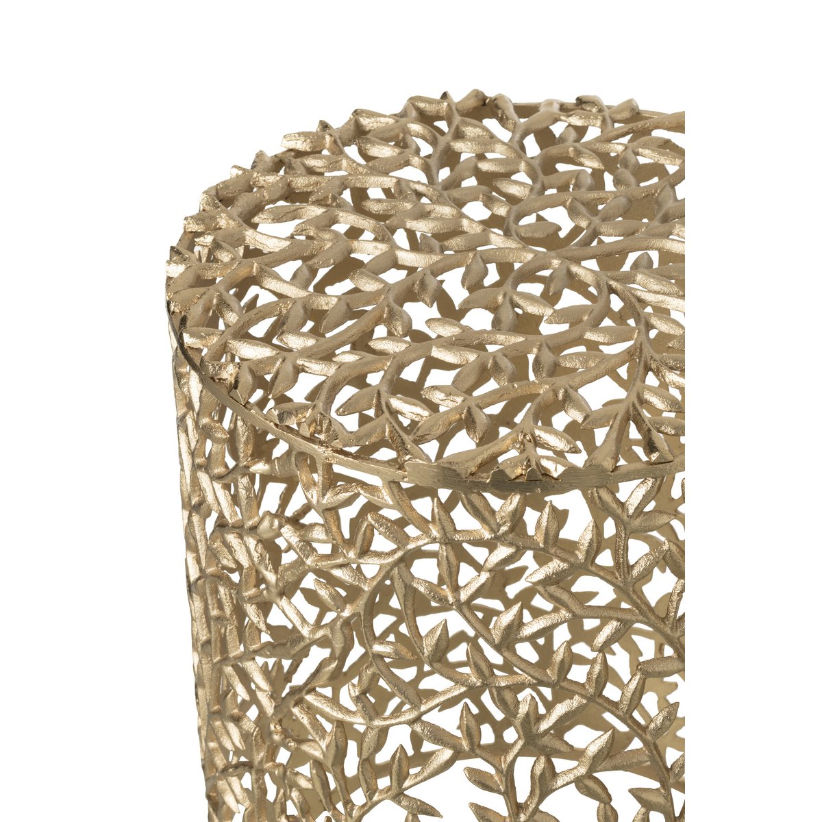 J-Line - Bijzettafel Aluminium Goudkleurig