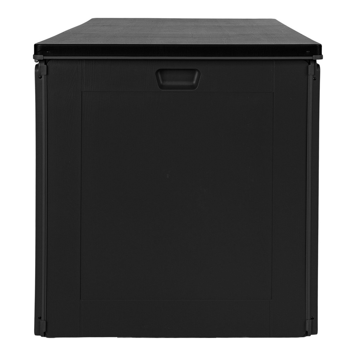 House Nordic - Dubrovnik Kussendoos - Kussendoos, kunststof, zwart, 146,5x61x64,5 cm, 490 L