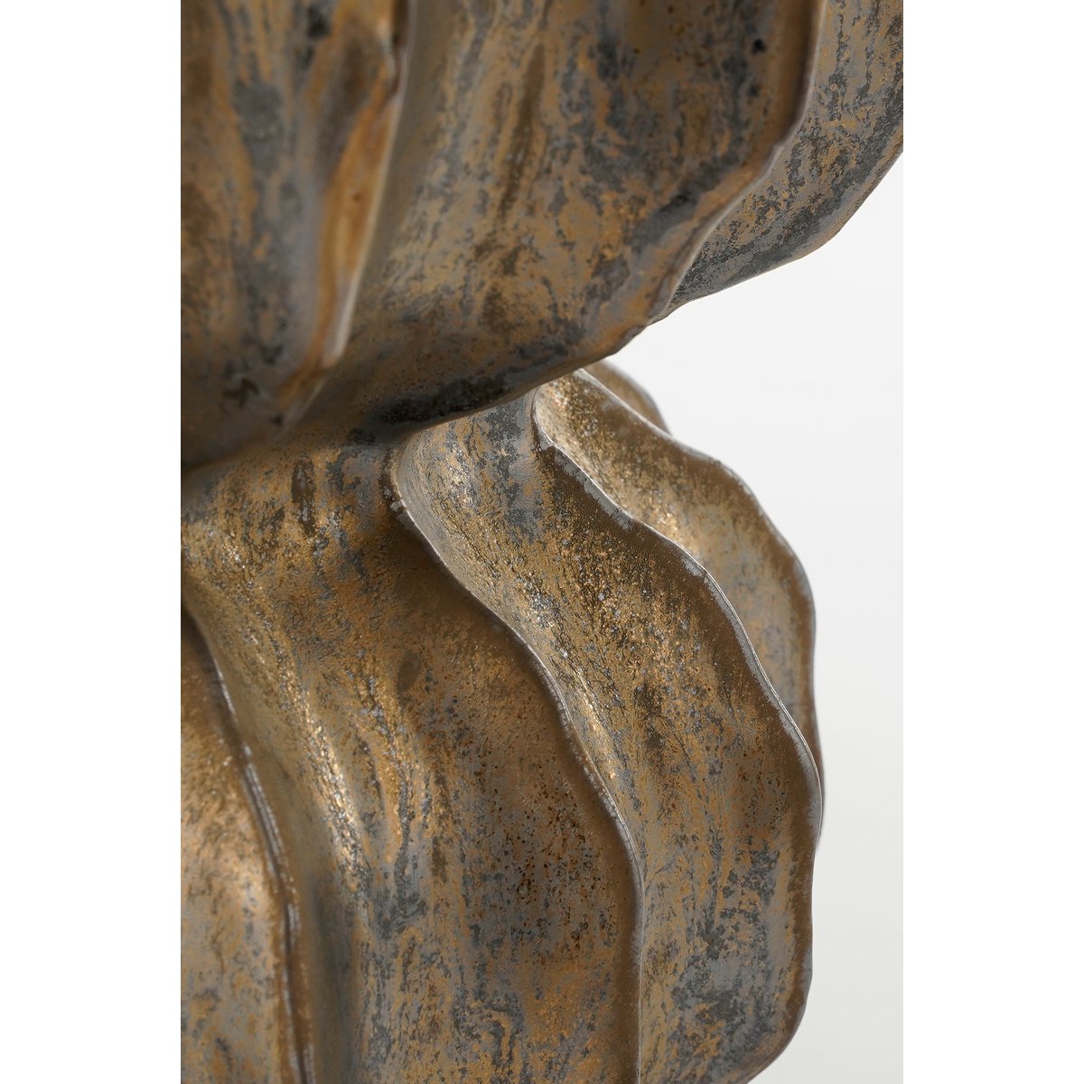 Glimmerdekorationen - Altea Vase - H35 x Ø33 cm - Keramik - Bronze