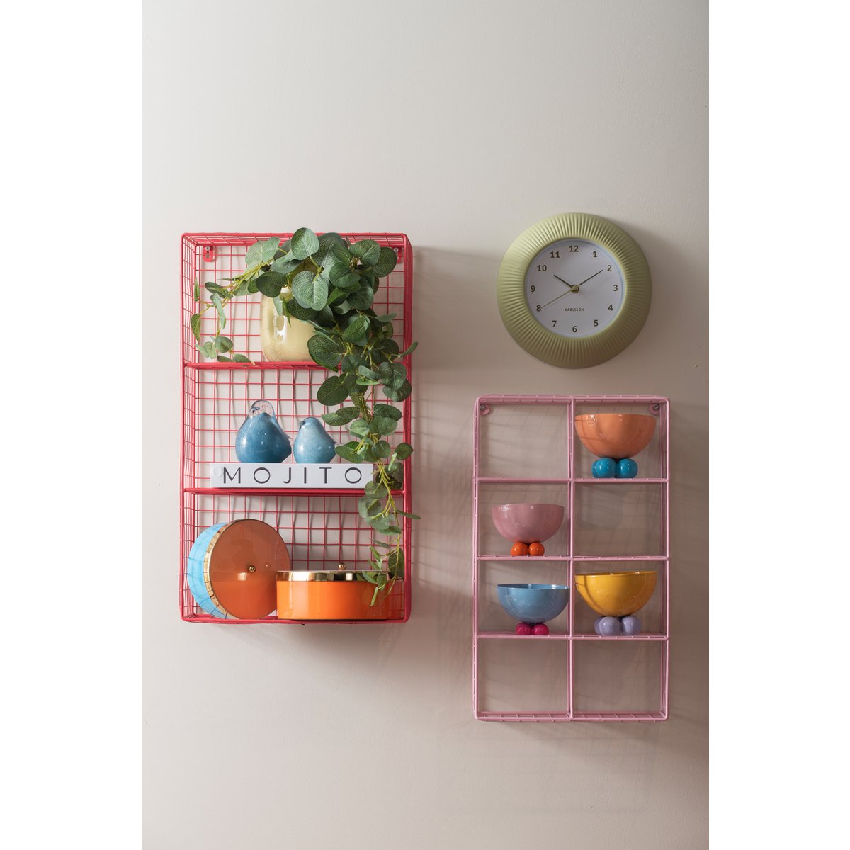 Karlsson - Wandklok Tender Rib