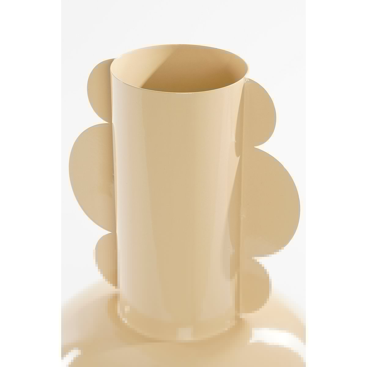 Glimmerdekorationen - Boyd Vase - H36 x Ø25 cm - Metall - Beige