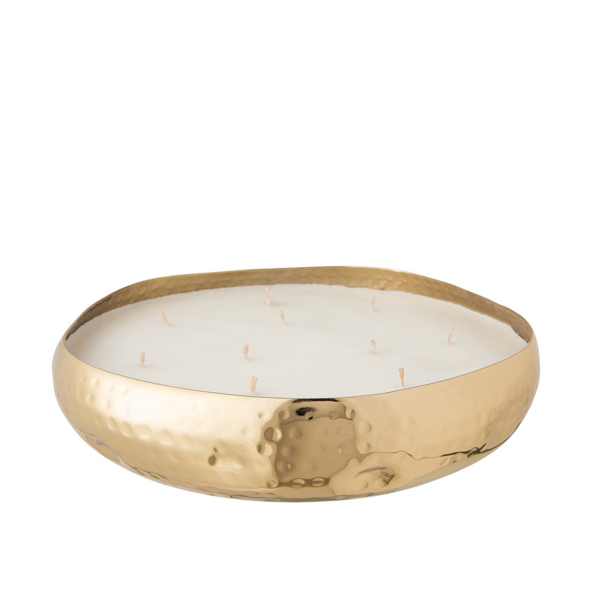 J-Line - Duftkerze Livia - Metall - Gold - L - 44U