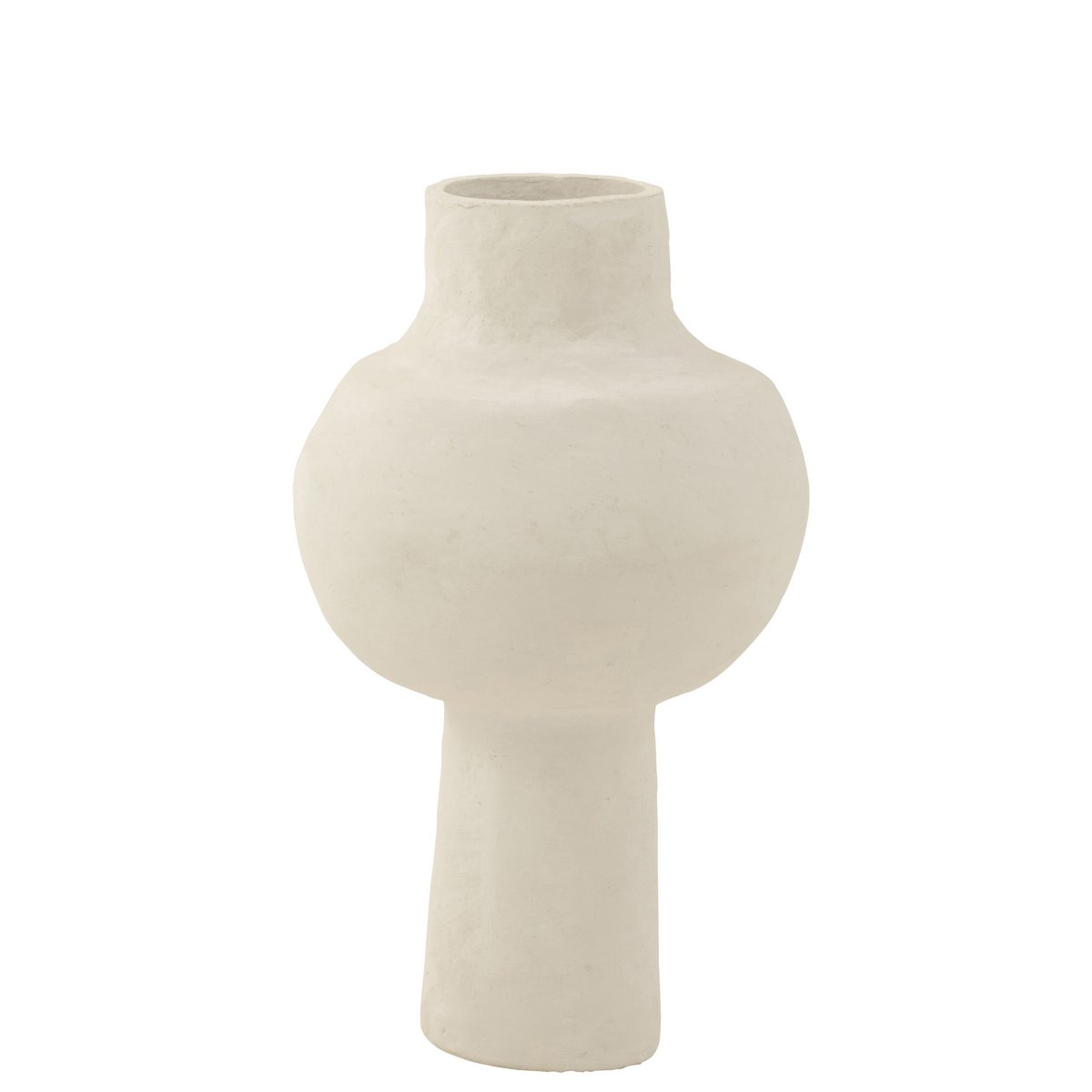 J-Line - Topf Original Pappmaché weiß