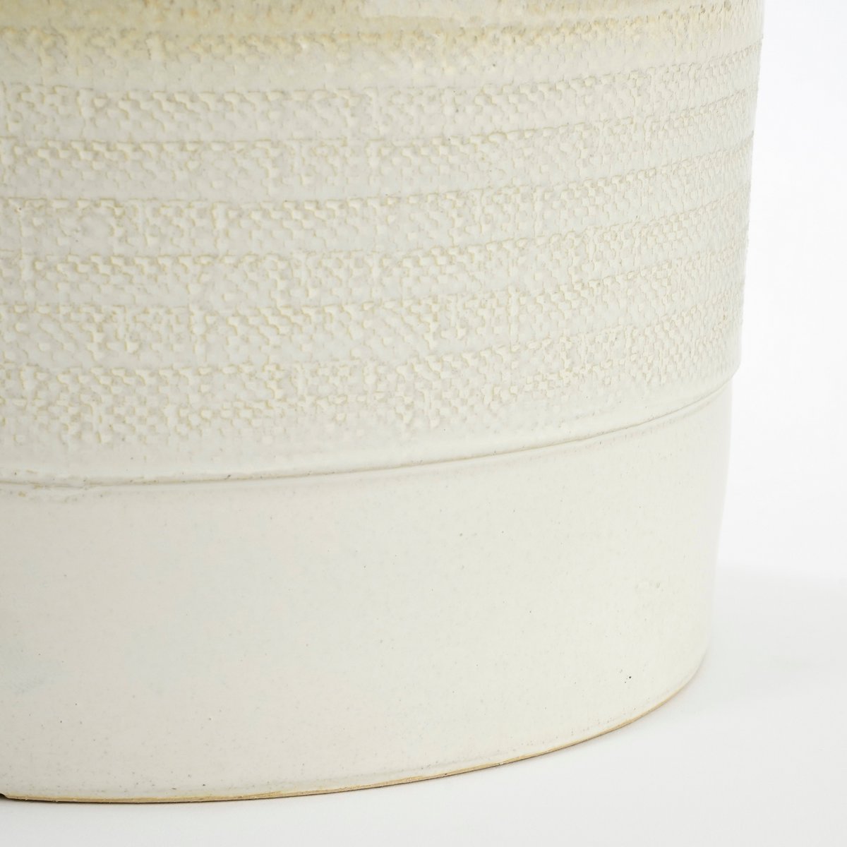 Mica Decorations - Olof Bloempot - H20 x Ø22 cm - Terracotta - Crème