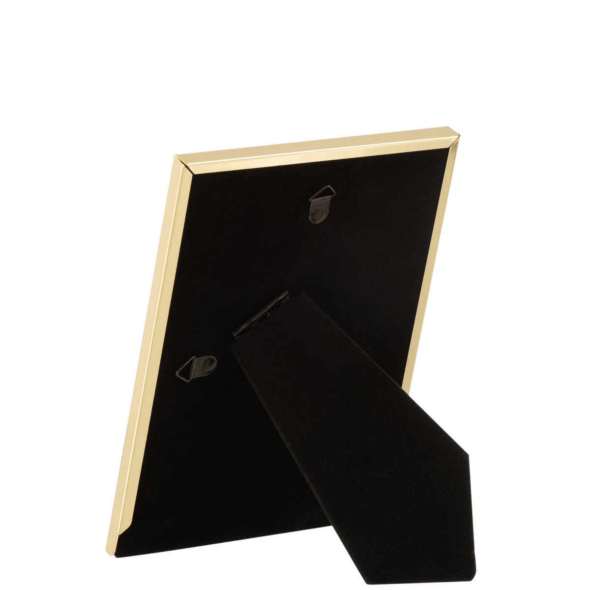 J-Line – Fotorahmen, feines Brett, 10 x 15, Metall, Gold, klein