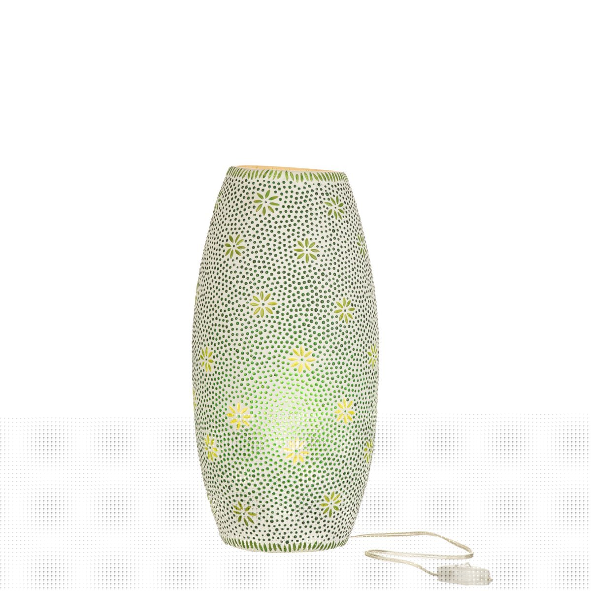 J-Line - Lampe Bram - Glas - Grün - Groß