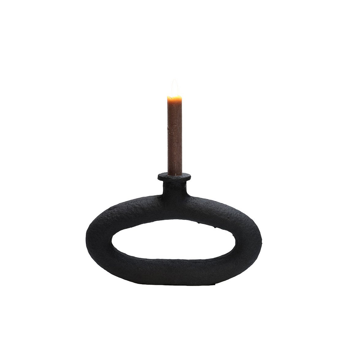 Vase the World - Kaarsenhouder - Rocha rough black