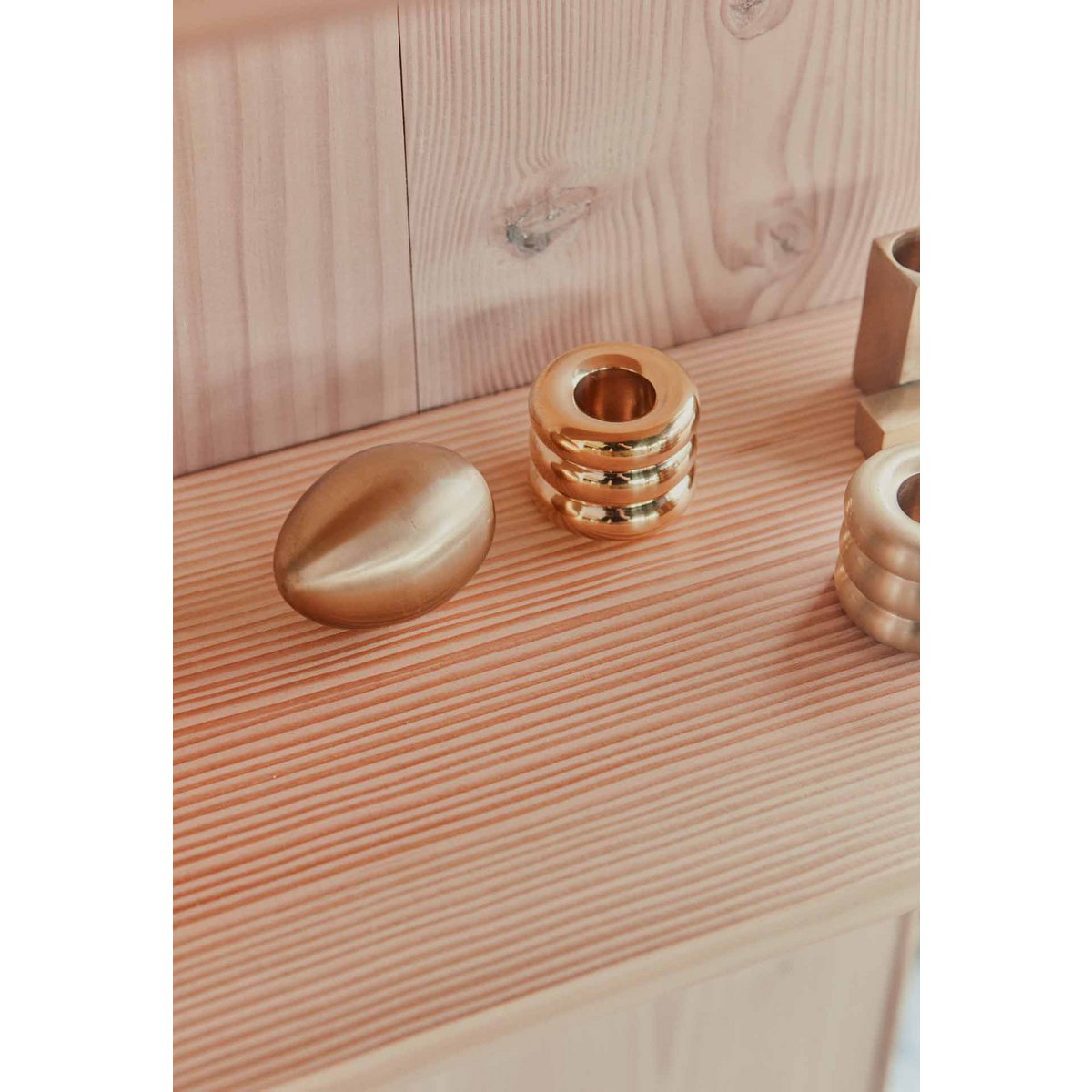 OYOY - Savi massief koperen kandelaar