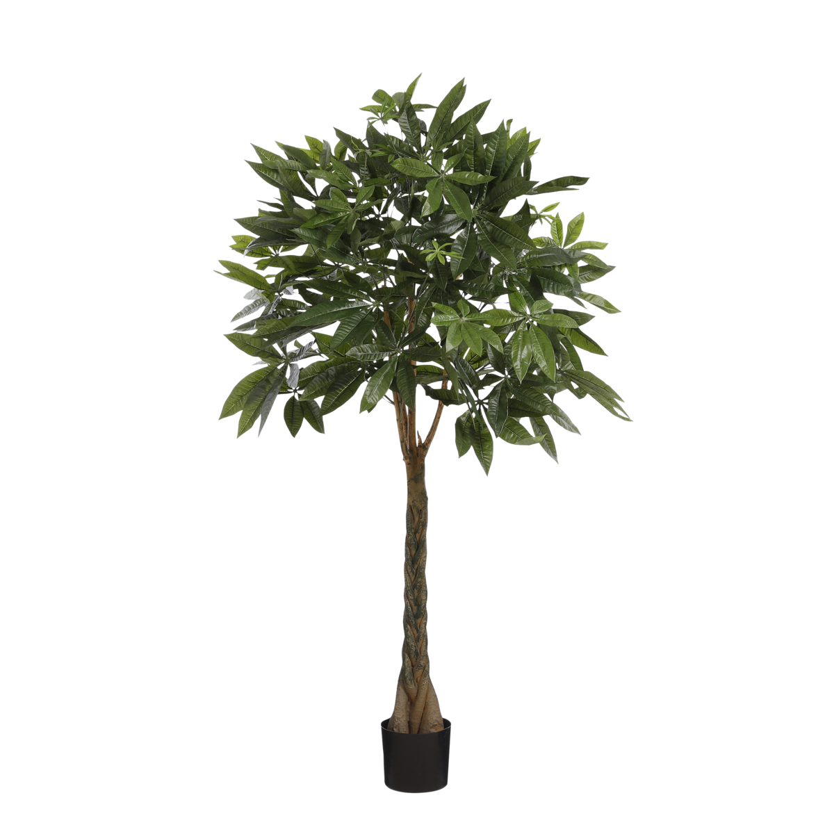 Mica Decorations - Pachira Kunstplant - H120 x Ø50 cm - Groen