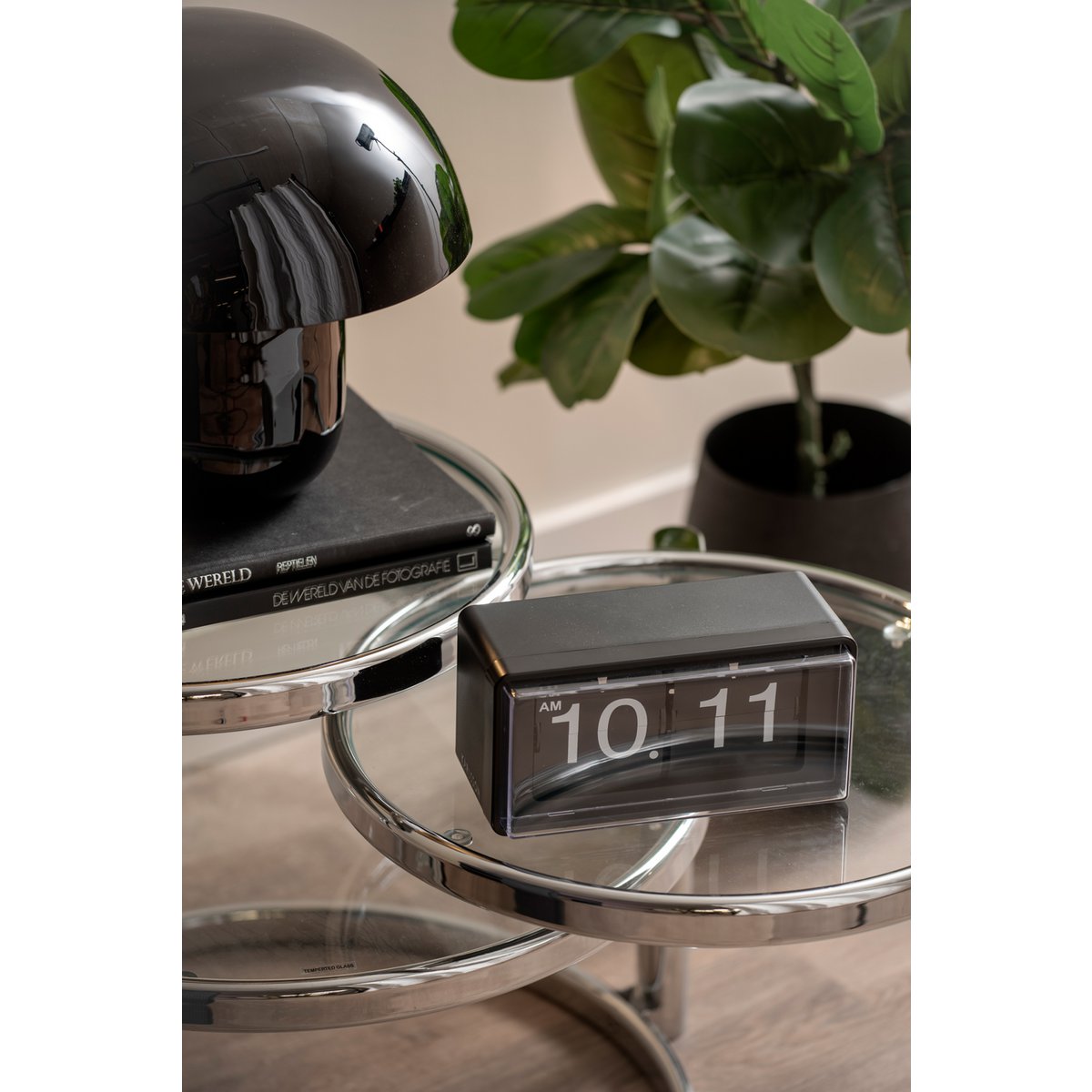 Karlsson - Wand-/tafelklok Retro Boxed Flip