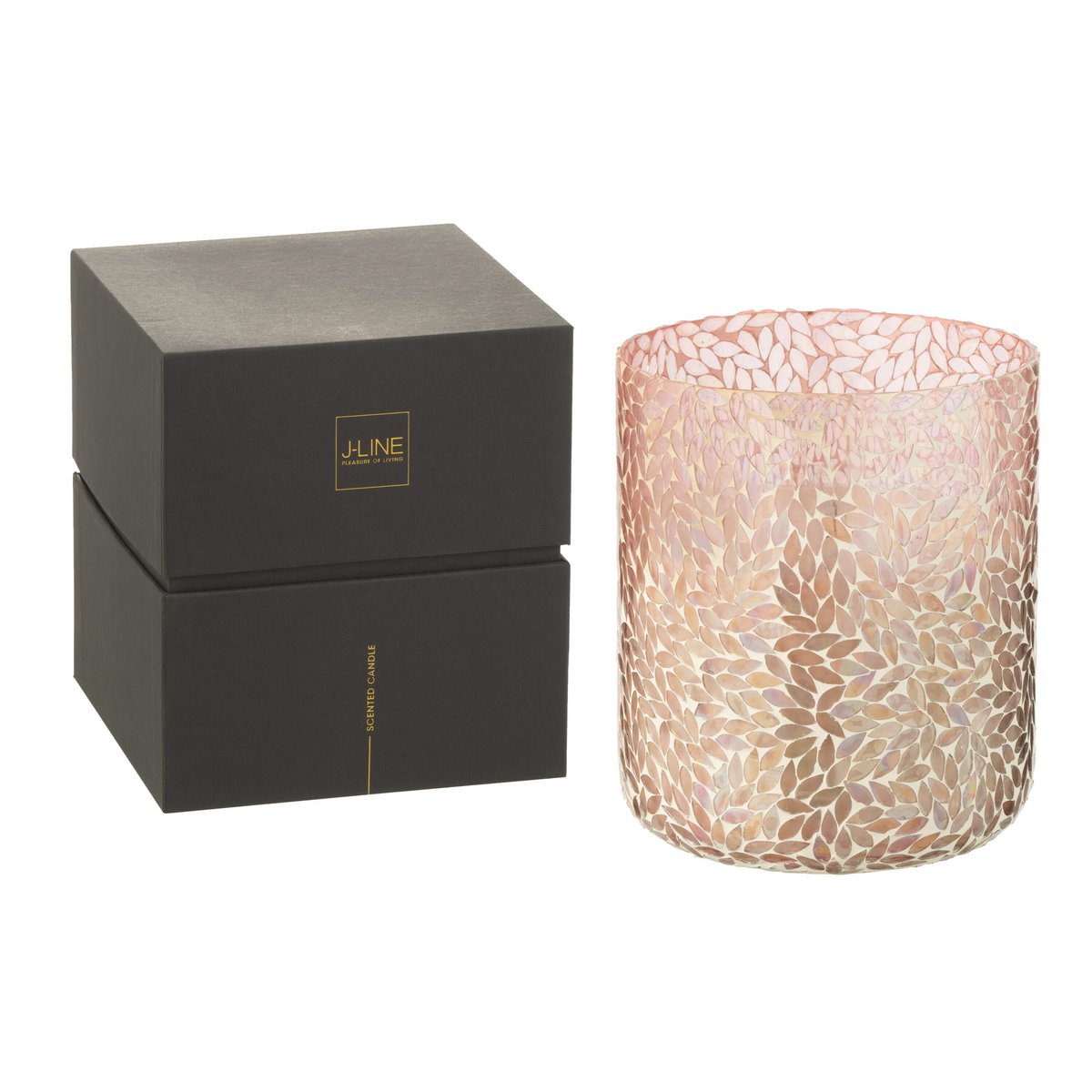 J-Line - Duftkerze 'Tender Rose' (Größe XL, 15 Brennstunden)