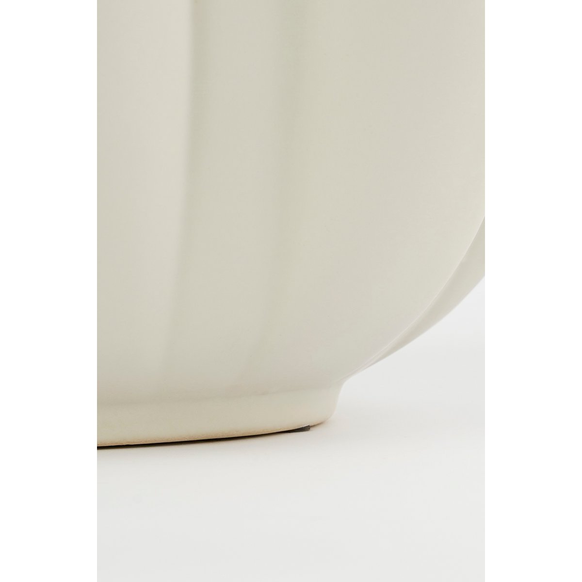 Glimmerdekorationen - Minda Tulpenvase - H34 x Ø28 cm - Keramik - Taupe