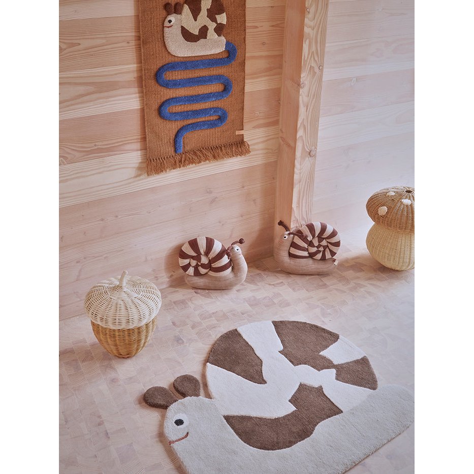 OYOY - Sally Snail on the Way Wandteppich