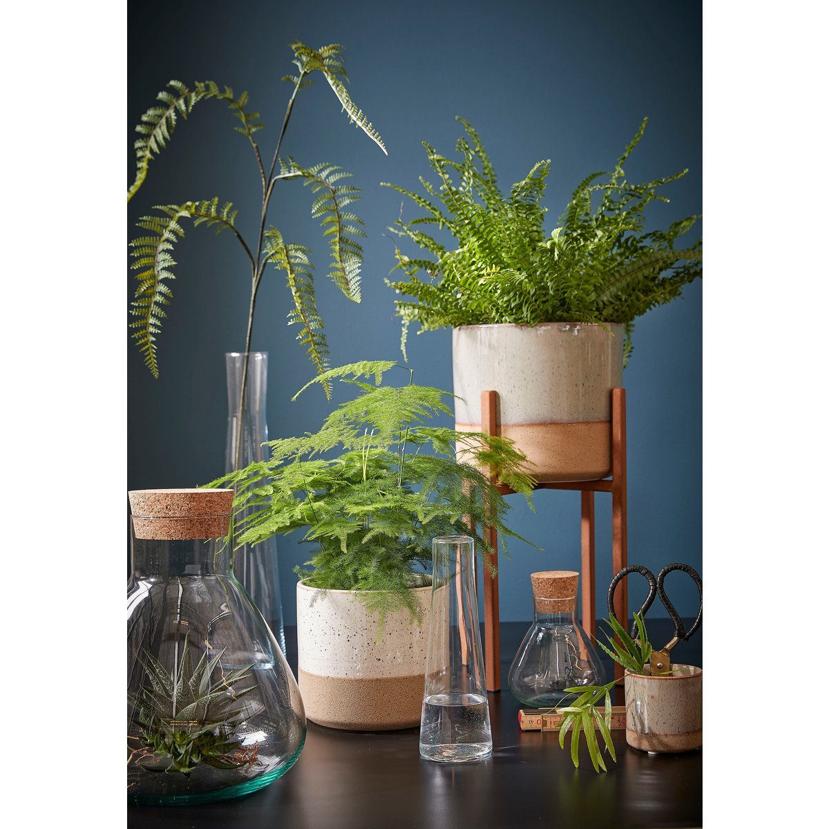 Mica Decorations - Lago Bloempot - H18 x Ø20,5 cm - Wit