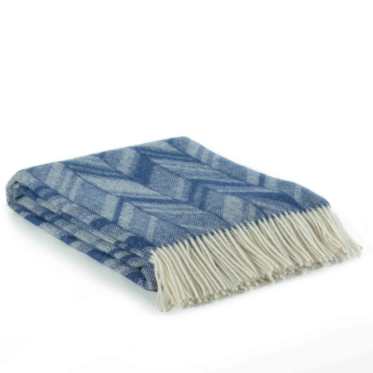 MoST Blankets - Wollen deken VERONA blauw