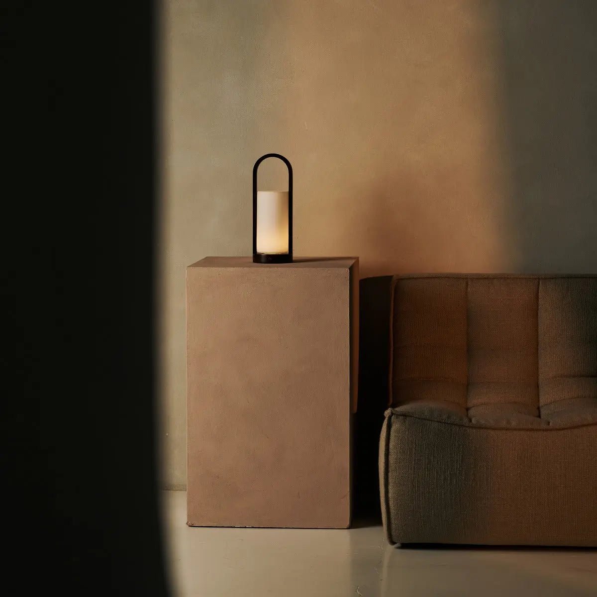 Tavellio-Amsterdam - Evie Donkerbruine Oplaadbare Houten Tafellamp – Dimbaar & Snoerloos